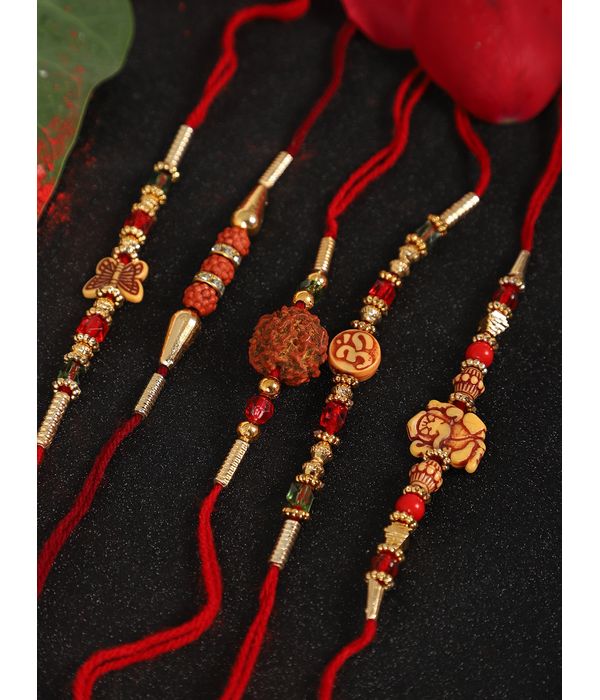 YouBella Rakhi Combo for Brother (Multi-Colour) (YBRK_68)